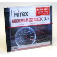 К/д Mirex Maximum CD-R80/700MB 52x Slim (цена за диск)
