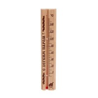 Термометр для сауны и бани малый ТБС-41 "С легким паром" (0/+160), блистер (1/50)