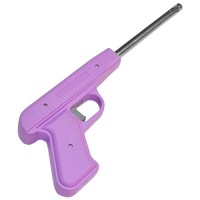 Пьезозажигалка ENERGY JZDD-17-BRD, пистолет, фиолетовая 157428 (1/30/60)