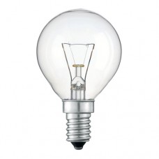 Лампа ДШ 40W E14 (уп.100шт.) шар прозрачный, цветная гофра Калашниково