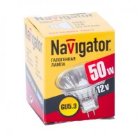 Лампа галоген. Navigator MR16 GU5.3 12V 50W NH-MR16-50-12-GU5.3 94204
