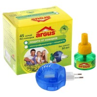 ARGUS Комплект от комаров 45 ночей (фумигатор универс с индикат+жидк 30мл) б/запаха