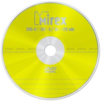 DVD-R Mirex 16x, 4.7Gb в бумажном конверте с окном (цена за диск) (1/150/600)