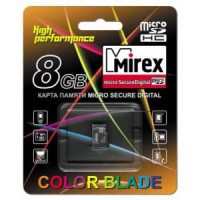MicroSDHC 8Gb class4 MIREX без адаптера