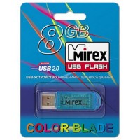 Флэш-диск USB 8GB Mirex ELF BLUE (ecopack)