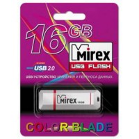 Флэш-диск USB 16GB Mirex KNIGHT WHITE (ecopack) (1/10)