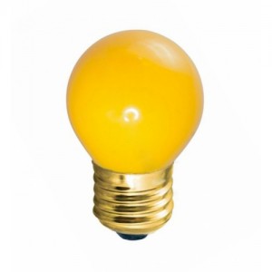 Лампа накал. д/гирлянды  "Belt Light" E27 10W желтая d=45мм, IP65, 401-111 Neon Night
