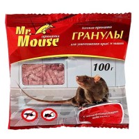 От грызунов приманка гранулы 100гр. пакет Mr Mouse М-914