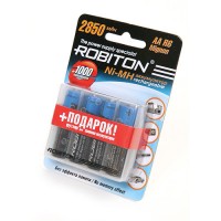 Аккумулятор Robiton R6 2850mAh Ni-MH BL4, 09788