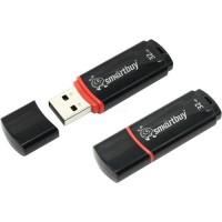 Флэш-диск USB 32Gb SmartBuy Crown Black SB32GBCRW-K