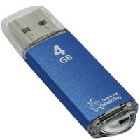 Флэш-диск USB 4Gb SmartBuy V-Cut Blue SB4GBVC-B