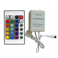 Ecola Контроллер 12V 72W 6A RGB c ИК пультом CRS072ESB (1)