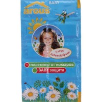 ARGUS baby Пластины детские От комаров б/запаха 10шт/уп, цена за уп (1/250)