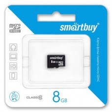 MicroSDHC 8GB Class10 SmartBuy без адаптера