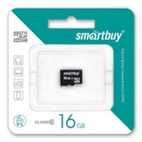 MicroSDHC 16GB Class10 SmartBuy без адаптера