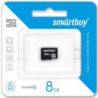 MicroSDHC 8GB Class4 SmartBuy без адаптера