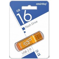 Флэш-диск USB 16Gb SmartBuy Glossy  Orange SB16GBGS-Or