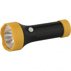 Ultraflash фонарь ручной "эконом" 5002-TH (3xR03) 4св/д, 0.7W черный +желт./пластик, BL