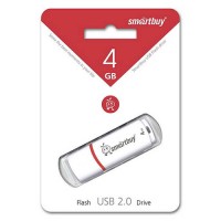 Флэш-диск USB 4GB Smartbuy Crown White (SB4GBCRW-W)