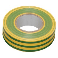 IEK Изолента 15/10 0,13х15 мм желто-зеленая 10 метров UIZ-13-10-10M-K52