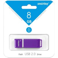 Флэш-диск USB 8GB Smartbuy Quartz series Violet (SB8GBQZ-V) (1)