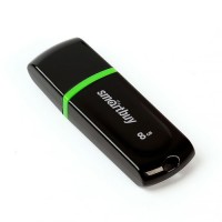 Флэш-диск USB 8GB Smartbuy Paean Black (SB8GBPN-K)