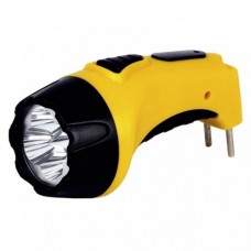 Smartbuy фонарь ручной SBF-86-Y (акк. 4V 0.8 Ah) 7св/д, желтый/пластик, вилка 220V, BL1