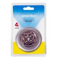 Smartbuy фонарь кемпинговый SBF-831-S (3xR03) 4св/д, серебр/пластик+металл, BL1 (1/50/200)