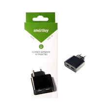 СЗУ SmartBuy NOVA, 3А, 2 USB, черное (SBP-6000)