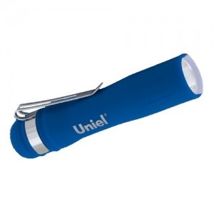 Uniel фонарь ручной S-LD045-B blue (3xR6) 1св/д 0.5W (25lm), синий/пластик., влагозащ., BL (1/50)