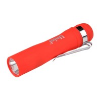 Uniel фонарь ручной S-LD045-B red (1xR6) 1св/д 0.5W (25lm), красный/пластик., влагозащ., BL (1/50)