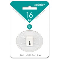 Флэш-диск USB 16Gb Smartbuy LARA White (SB16GBLARA-W) (1)