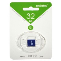 Флэш-диск USB 32Gb Smartbuy LARA Blue (SB32GBLARA-B) (1)