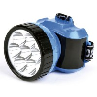 Smartbuy фонарь налобный SBF-24-B (акк. 4V 0.5 Ah) 7св/д, синий/пластик, 2 режима, з/у 220V