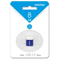 Флэш-диск USB 8GB Smartbuy LARA Blue (SB8GBLara-B) (1)