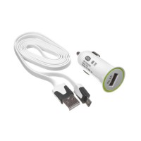 Б/п автомобильный OLTO CCH-2103 (5V 1A), USB гн, кабель microUSB