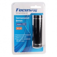 Focusray фонарь ручной 1010  (3xR03) 1W LED, черный/алюминий, влагонепроницаем, BL