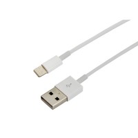 Кабель USB(A)шт. - 8pin шт. для iPhone 5/6/7 моделей  1М белый (10!) REXANT 18-1121-10