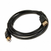 USB(A)шт. - USB(B)шт., 1.8м,  Cablexpert, CCP-USB2-AMBM-6, 1.8м, черный, позолоч. контакты, пакет