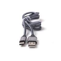 USB(A)шт. - USB type C 1м HARPER BRCH-710 SILVER, серебро
