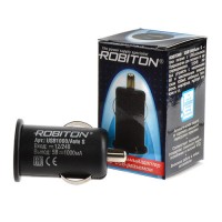 Блок питания автомобильный Robiton USB1000/Auto S, 13655