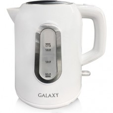 Чайник электр. Galaxy GL-0212 белый (диск, 1,7л) 2,2кВт, съемн.фильтр, внутр.подсветка