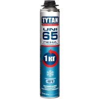 Tytan Professional 65 UNI Пена монтаж. (п/пистолет) зимняя 750мл (-10C) арт.10933 вес баллона 1000гр