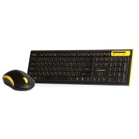 Комплект клавиатура+мышь Smartbuy 23350AG черно/желтый (SBC-23350AG-KY)