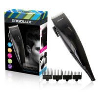Машинка для стрижки волос ERGOLUX ELX-HC01-C48 15W, 220-240V черный
