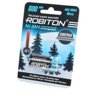 Аккумулятор Robiton 800MH R03-2 SR2 R03 низкотемпературные, BL2, 14874