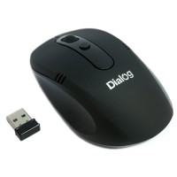 Dialog Мышь беспроводная оптическая  Pointer MROP-03U BLACK, 3 кн, 800/1600 dpi, USB, черная