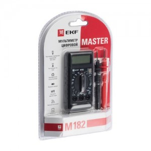 EKF Master мультиметр цифровой M182 карманный In-180701-bm182