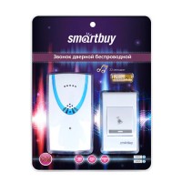 SmartBuy звонок дверной беспроводной аналог. 100м,32 мелодии, 2xAAA/A23 с кнопкой белый SBE-11-1-32