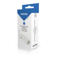 АЗУ Smartbuy NITRO, вых.ток 1А, 1USB + кабель iPhone 5/6/7/8/X/New iPad, белый (SBP-1502-8)/50